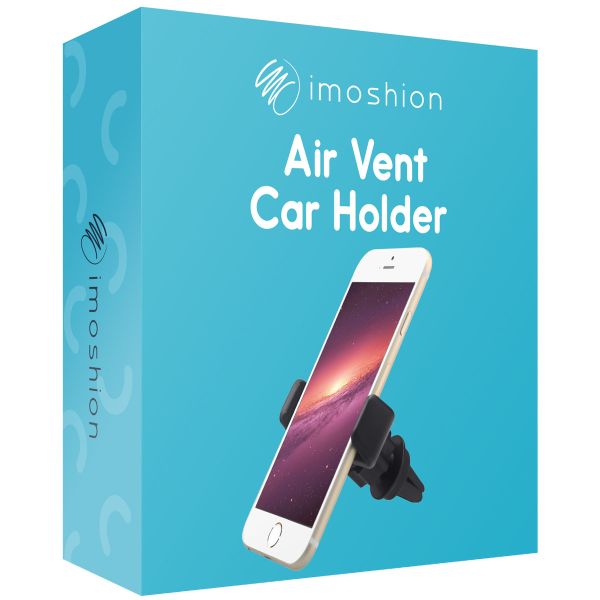 iMoshion Support de téléphone pour voiture Samsung Galaxy A34 (5G) - Réglable - Universel - Grille de ventilation - Noir