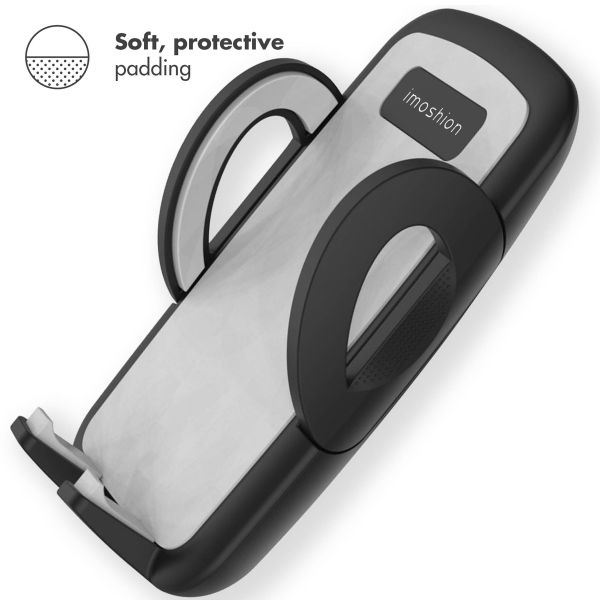 imoshion Support de téléphone pour voiture iPhone 11 Pro Max - Réglable - Universel - Grille de ventilation - Noir