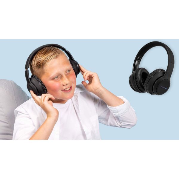 imoshion Casque pour enfants Bluetooth LED - Casque sans fil + Câble AUX - Rose