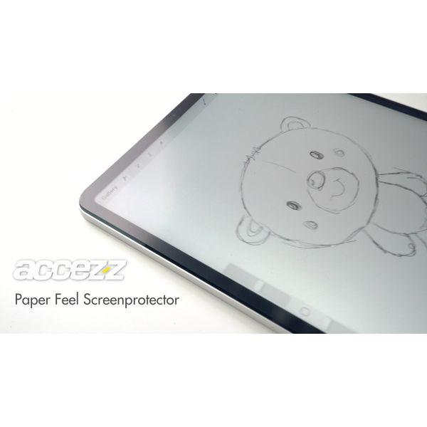 Accezz Protecteur d'écran Paper Feel iPad 9 (2021) 10.2 pouces / iPad 8 (2020) 10.2 pouces / iPad 7 (2019) 10.2 pouces
