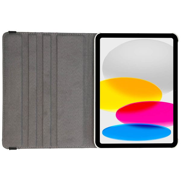 imoshion Coque tablette Design rotatif à 360° iPad 10 (2022) 10.9 pouces - Dandelion