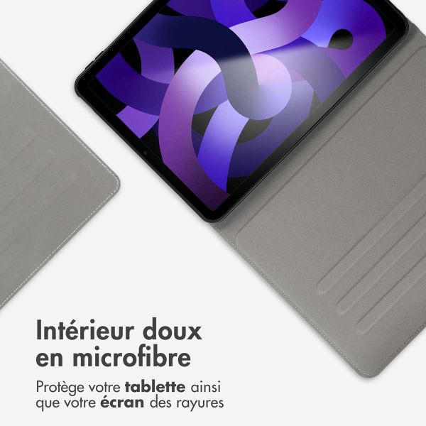 Accezz Housse Classic Tablet Stand iPad Air 11 pouces (2024) M2 / Air 5 (2022) / Air 4 (2020) - Noir