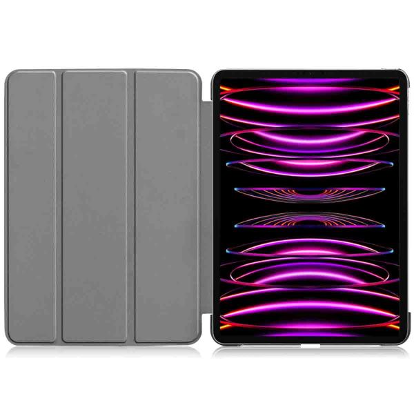 iMoshion Coque tablette Trifold iPad Pro 12.9 (2022) / Pro 12.9 (2021) - Brun