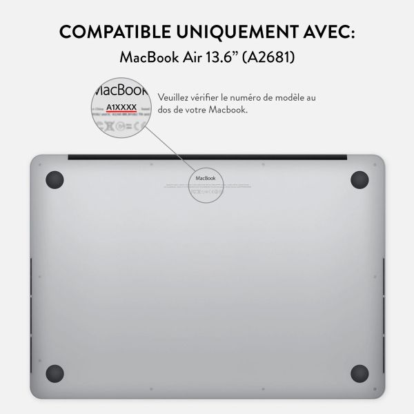 Burga Coque Rigide MacBook Air 13 pouces (2022) / Air 13 pouces (2024) M3 chip - A2681 / A3113 - Player