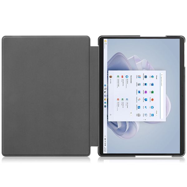 imoshion Coque tablette Trifold Microsoft Surface Pro 9 / Pro 10 - Gris