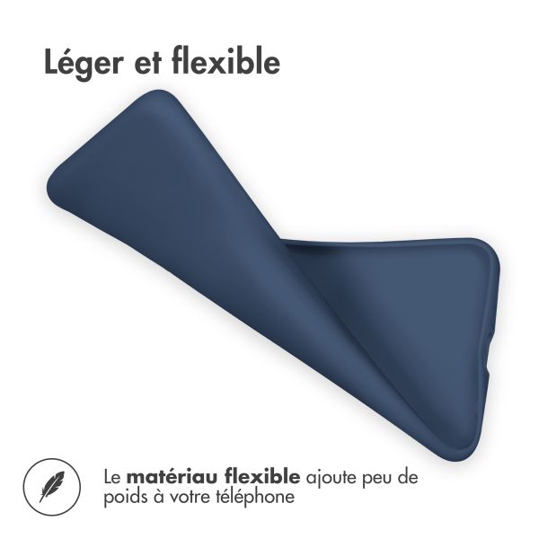 iMoshion Coque Couleur Oppo Find X5 5G - Bleu foncé