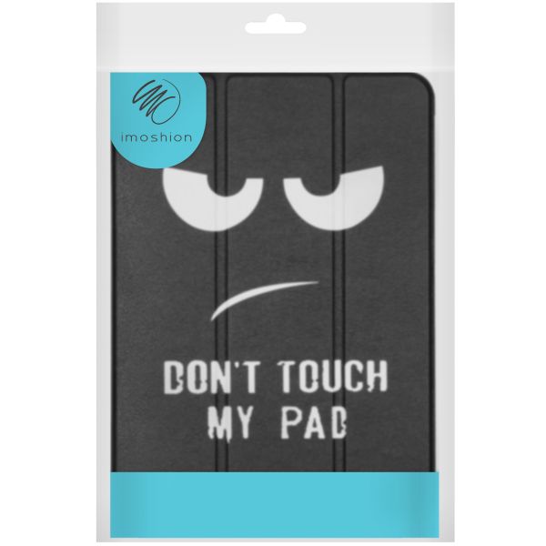 iMoshion Coque tablette Trifold Xiaomi Redmi Pad SE - Don't touch