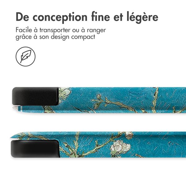 iMoshion Coque tablette Design Trifold Samsung Tab S9 FE / Tab S9 - Green Plant