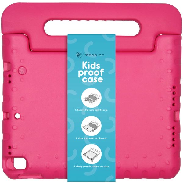 iMoshion Coque kidsproof avec poignée iPad 9 (2021) 10.2 pouces / iPad 8 (2020) 10.2 pouces / iPad 7 (2019) 10.2 pouces - Rose