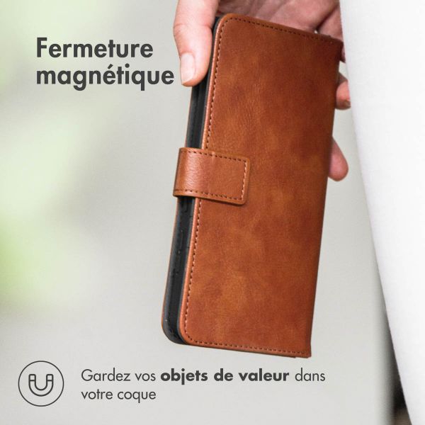 iMoshion Étui de téléphone portefeuille Luxe Realme 9 Pro - Brun