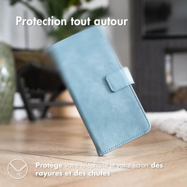 iMoshion Étui de téléphone portefeuille Luxe iPhone 15 Pro - Bleu clair