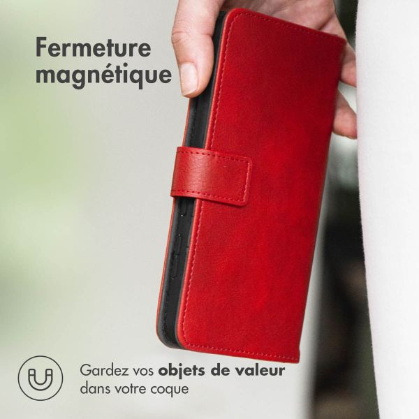 iMoshion Étui de téléphone portefeuille Luxe Samsung Galaxy S22 - Rouge