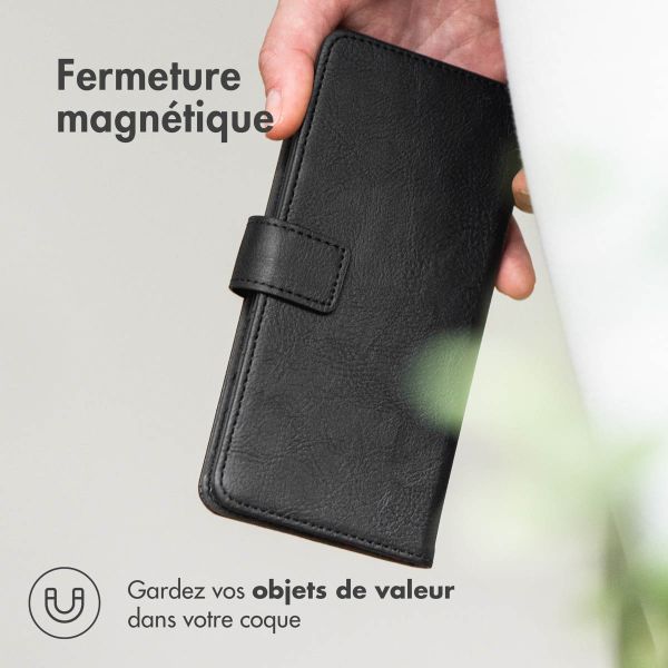 iMoshion Étui de téléphone portefeuille Luxe iPhone 15 Plus - Noir