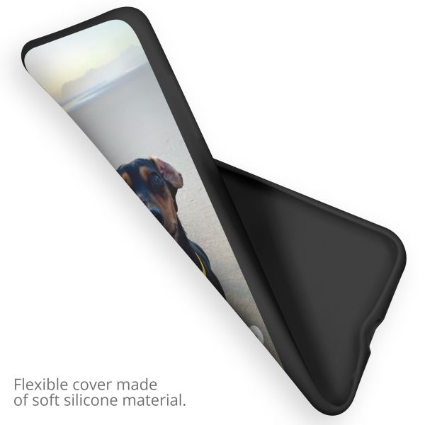 Concevez votre propre coque en gel iPhone 13 Pro - Noir