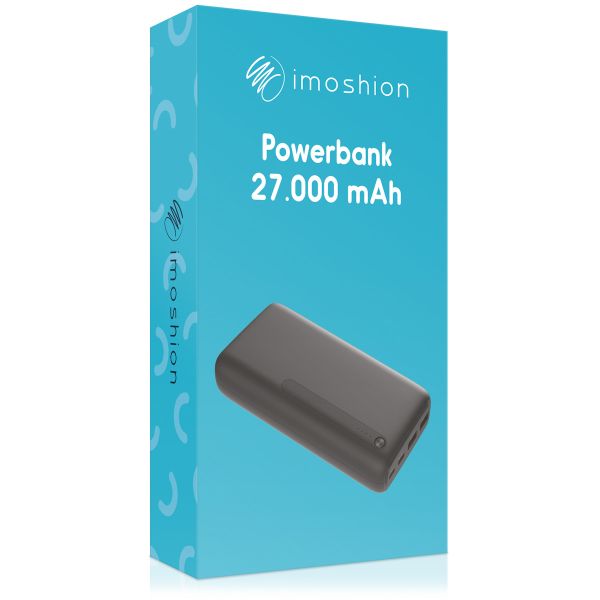 iMoshion Batterie externe - 27.000 mAh - Quick Charge et Power Delivery - Blanc