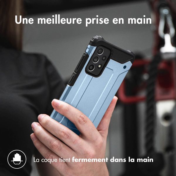 iMoshion Coque Rugged Xtreme Samsung Galaxy A33 - Bleu