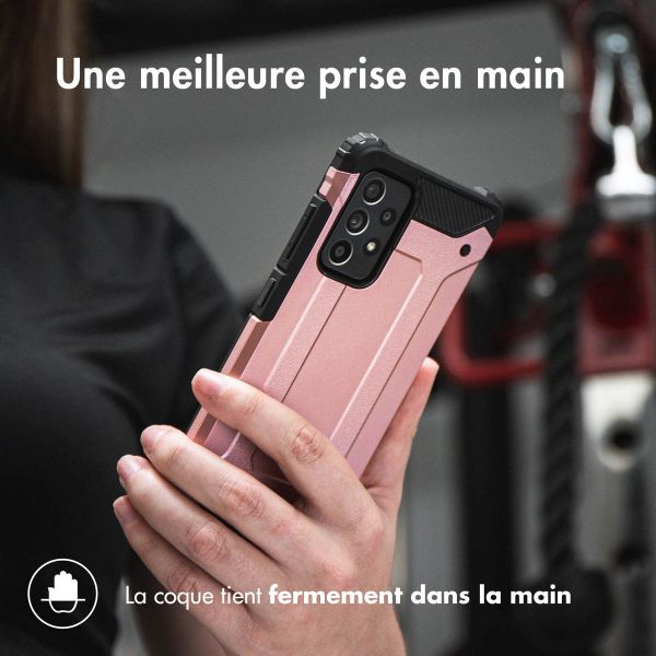 imoshion Coque Rugged Xtreme Xiaomi Redmi Note 10 Pro -Rose Champagne