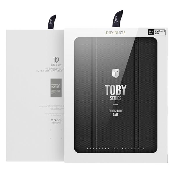 Dux Ducis Coque tablette Toby iPad 10 (2022) 10.9 pouces - Noir