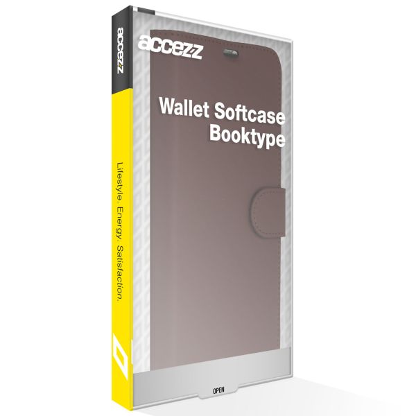 Accezz Étui de téléphone Wallet iPhone 14 Pro Max - Brun