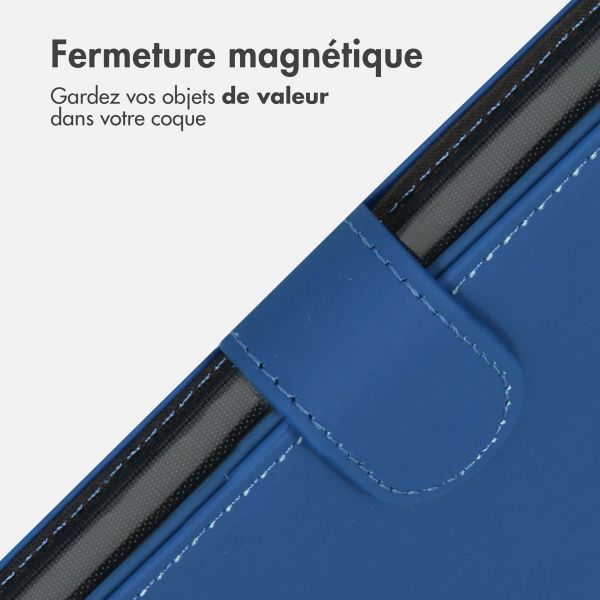 Accezz Étui de téléphone Wallet Oppo A94 (5G) - Bleu foncé