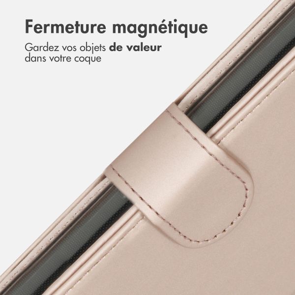 Accezz Étui de téléphone portefeuille Wallet iPhone 13 Pro - Dorée