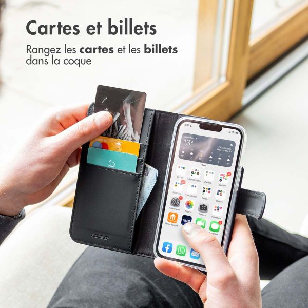 Accezz Étui de téléphone Wallet Samsung Galaxy Xcover 5 - Noir