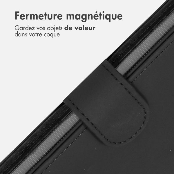 Accezz Étui de téléphone portefeuille Wallet Xiaomi Redmi 10C - Noir
