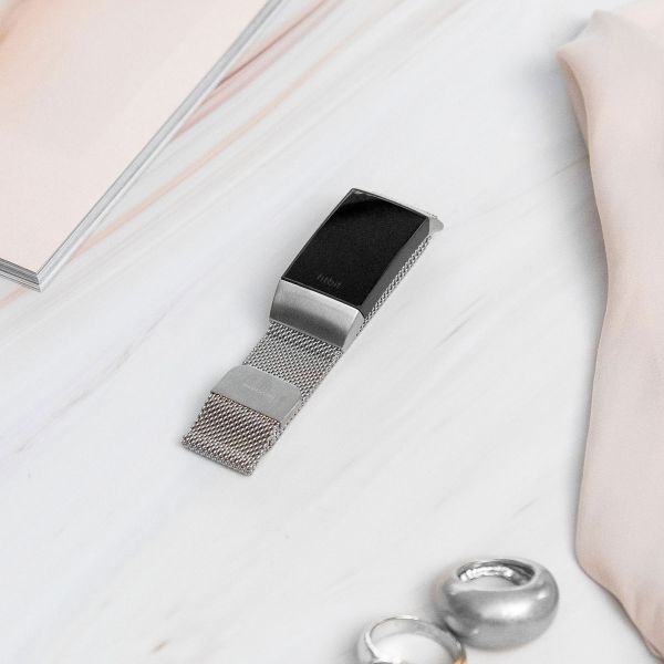 imoshion Bracelet magnétique milanais Xiaomi Smart Band 8 / 9 - Argent