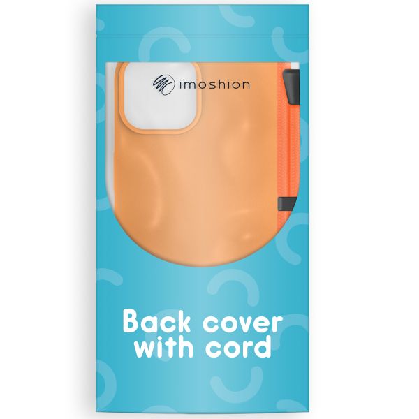 iMoshion ﻿Coque en silicone avec cordon iPhone 11 - Orange