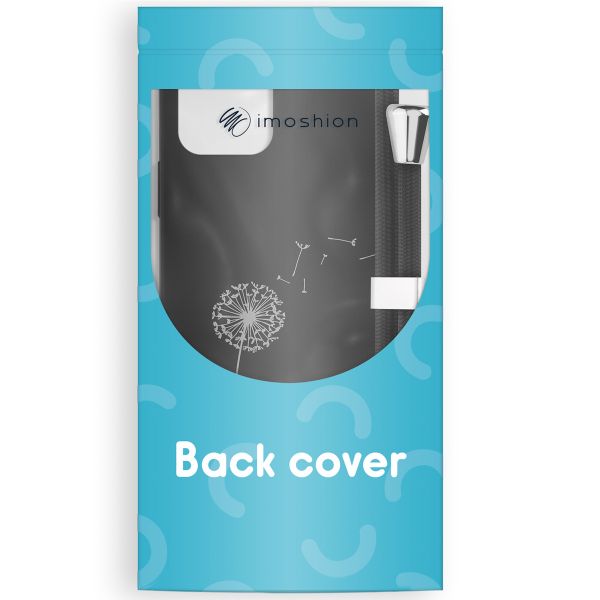 iMoshion Coque design en silicone avec cordon iPhone 11 - Dandelion Black