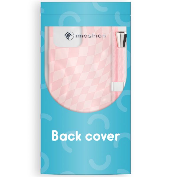 iMoshion Coque design en silicone avec cordon iPhone 14 Plus - Retro Pink