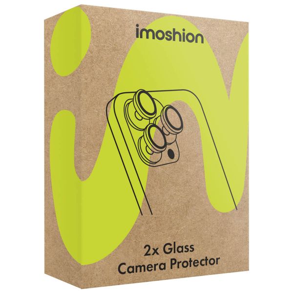 iMoshion Lot de 2 protections d'objectif de caméra Samsung Galaxy A25 - Noir