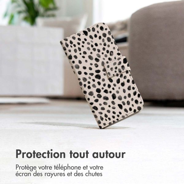 imoshion ﻿Étui de téléphone portefeuille Design Samsung Galaxy A53 - Black And White Dots