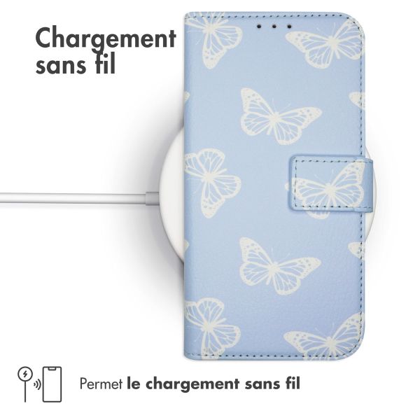 imoshion Étui de téléphone portefeuille Design iPhone 14 - Butterfly