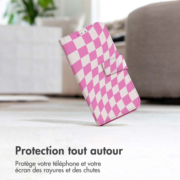 iMoshion Étui de téléphone portefeuille Design Samsung Galaxy A25 - Retro Pink