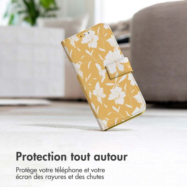 iMoshion ﻿Étui de téléphone portefeuille Design Samsung Galaxy A52(s) (5G/4G) - Yellow Flowers