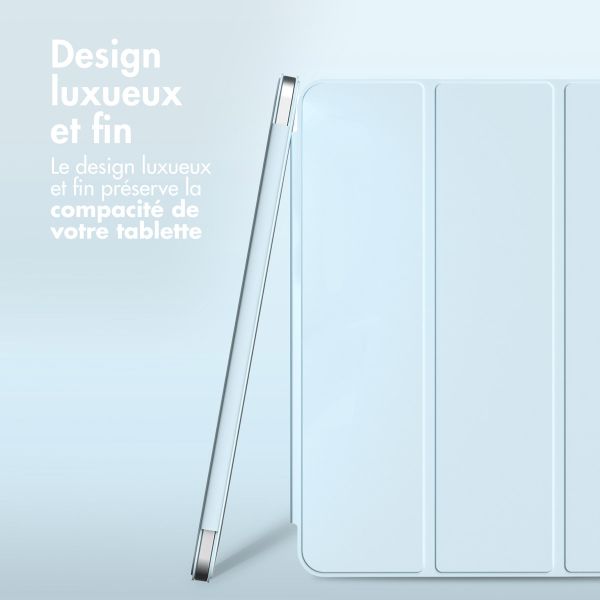 imoshion Magnetic etui de téléphone portefeuille iPad Pro 12.9 (2020 -2022) - Bleu clair