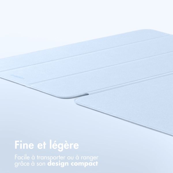 iMoshion Magnetic etui de téléphone portefeuille iPad Pro 12.9 (2020 -2022) - Bleu clair