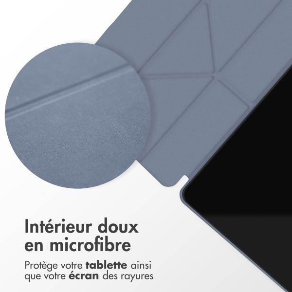 imoshion Coque tablette Origami iPad 9 (2021) 10.2 pouces / iPad 8 (2020) 10.2 pouces / iPad 7 (2019) 10.2 pouces - Dark Lavender