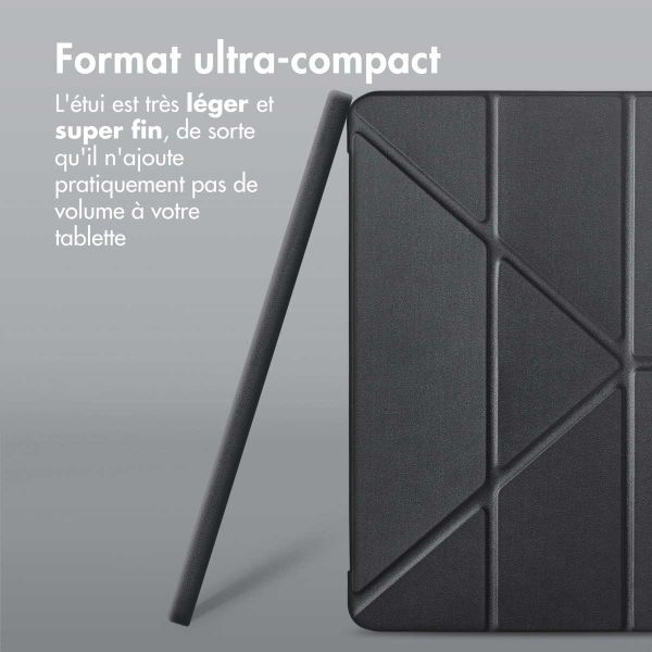 iMoshion Coque tablette Origami iPad Air 11 pouces (2024) M2 / Air 5 (2022) / Air 4 (2020) / Pro 11 (2018 / 2020 / 2021 / 2022) - Noir