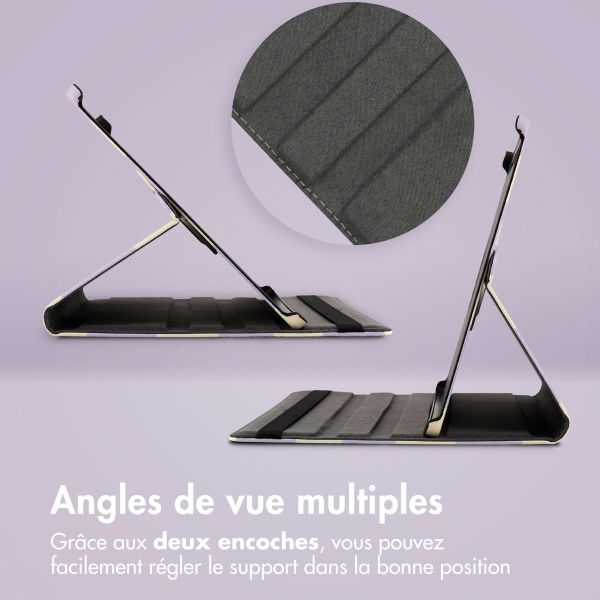 iMoshion Coque tablette Design rotatif à 360° Samsung Galaxy Tab A9 8.7 pouces - Dancing Cubes