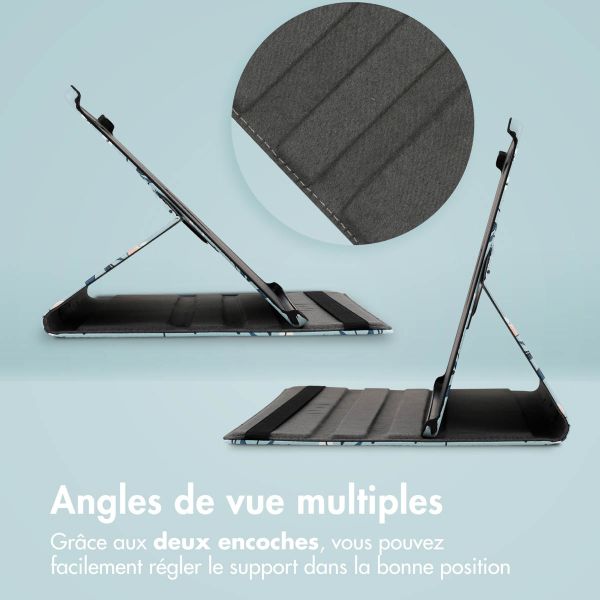 iMoshion Coque tablette Design rotatif à 360° Samsung Galaxy Tab S6 Lite (2020-2024) - Flowers