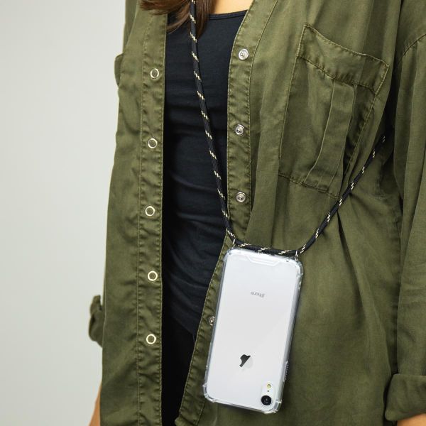 iMoshion Coque avec cordon Samsung Galaxy S23 FE - Noir & Doré