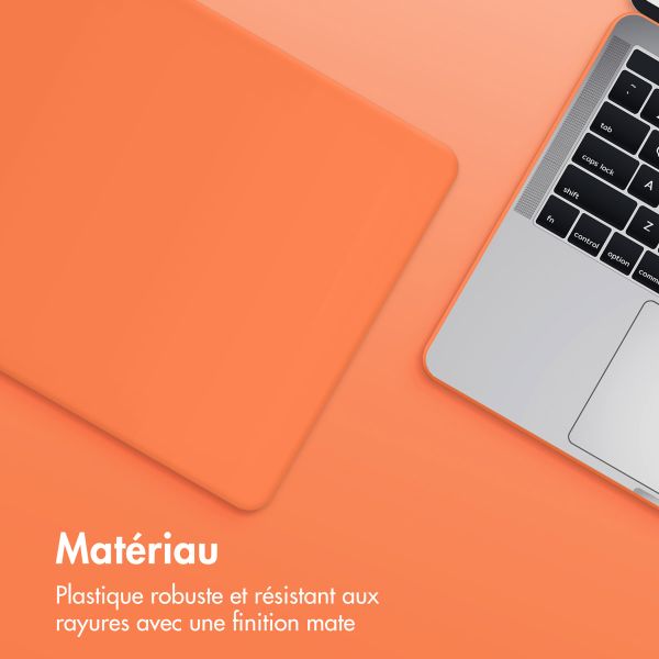 imoshion Coque rigide MacBook Air 13 pouces (2018-2020) - A1932 / A2179 / A2337 - Apricot Crush Orange