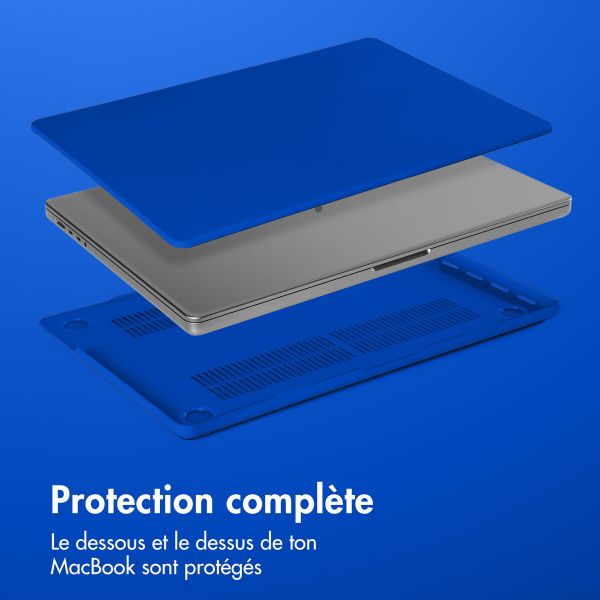 imoshion Coque rigide MacBook Air 13 pouces (2018-2020) - A1932 / A2179 / A2337 - Cobalt Blue