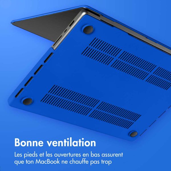 imoshion Coque rigide MacBook Air 13 pouces (2018-2020) - A1932 / A2179 / A2337 - Cobalt Blue