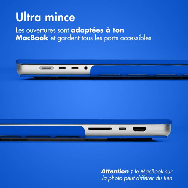 imoshion Coque rigide MacBook Air 15 pouces (2023) / Air 15 pouces (2024) M3 chip - A2941 / A3114 - Cobalt Blue