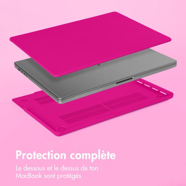 imoshion Coque rigide MacBook Air 15 pouces (2023) / Air 15 pouces (2024) M3 chip - A2941 / A3114 - Hot Pink