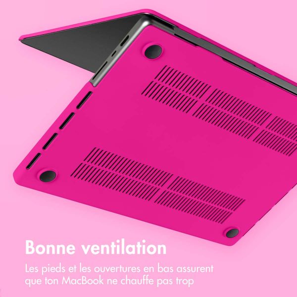 imoshion Coque rigide MacBook Pro 14 pouces (2021) / Pro 14 pouces (2023) M3 chip - A2442 / A2779 / A2918 - Hot Pink