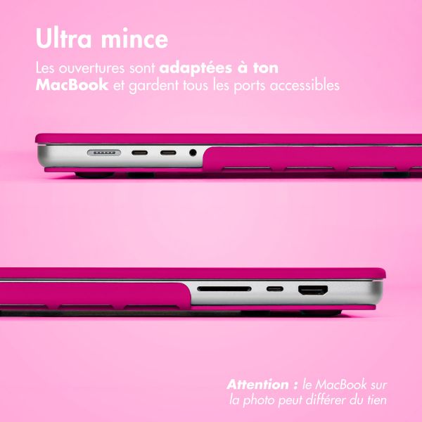 imoshion Coque rigide MacBook Air 13 pouces (2018-2020) - A1932 / A2179 / A2337 - Hot Pink